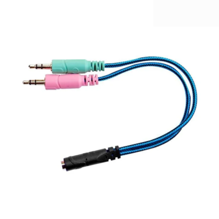 ADAPTADOR DE 3.5MM A MICROFONO Y AURICULAR