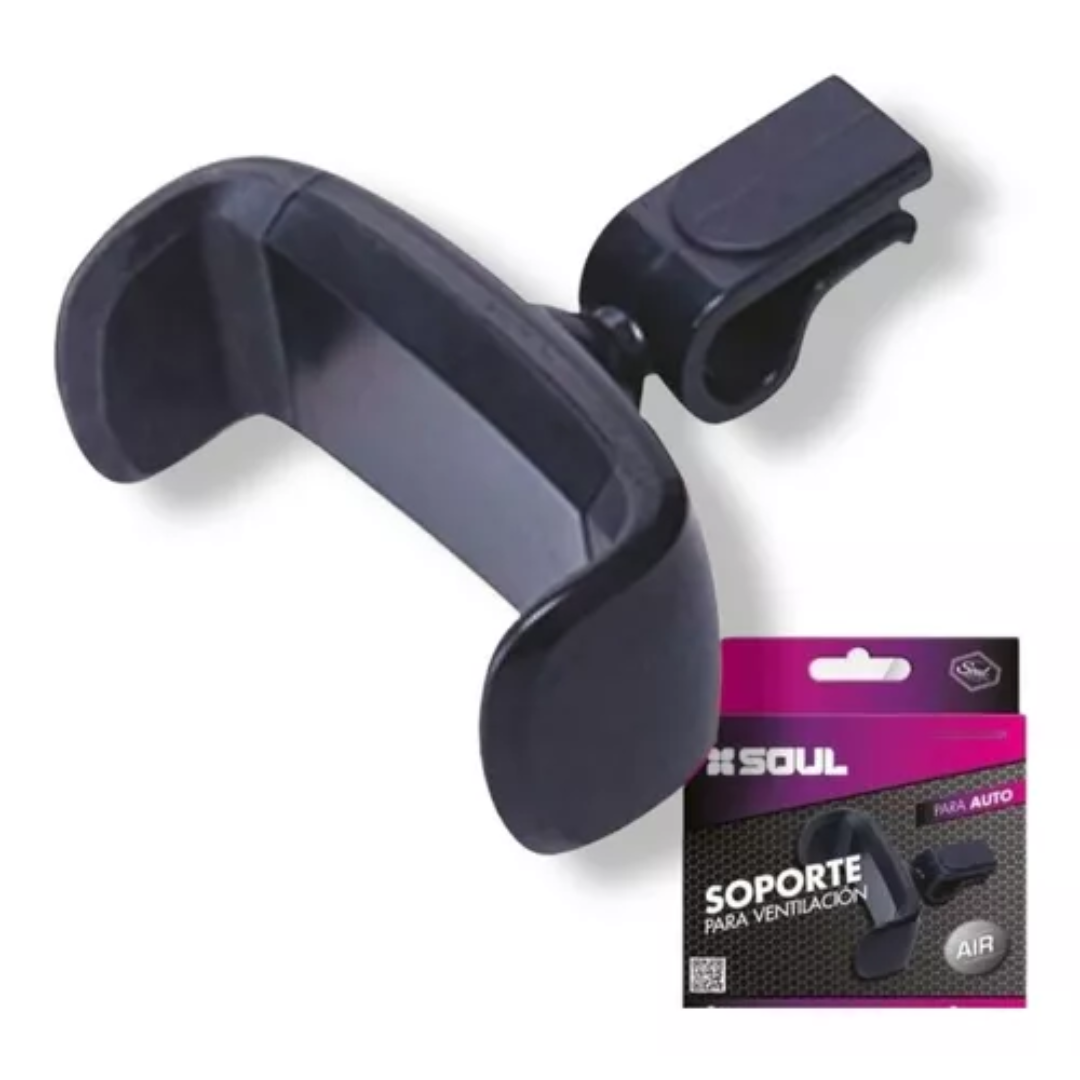 SOPORTE SOUL PARA AUTO VENTILACIÓN CON PINZA